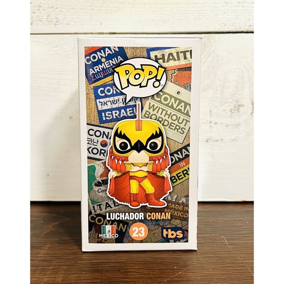 Funko Pop Conan O'Brien #23 Conan Without Borders Mexico Luchador Vinyl Figure - Picture 4 of 6